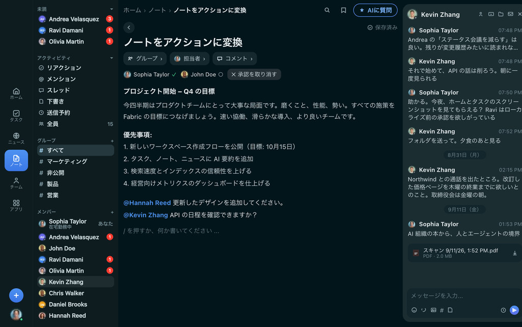 FabricLoop ノート