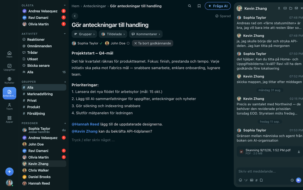 FabricLoop Anteckningar